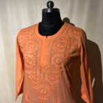 Mulmul Pant Set - Orange