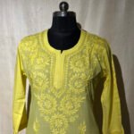 Mulmul Pant Set - Yellow