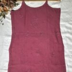 Viscose Sleeveless Short Kurta - Raspberry Pink