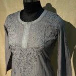 Mulmul Pant Set - Charcoal Grey