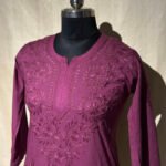 Mulmul Pant Set - Wine