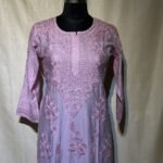 Chanderi Kurti - Soft Lavender Pink